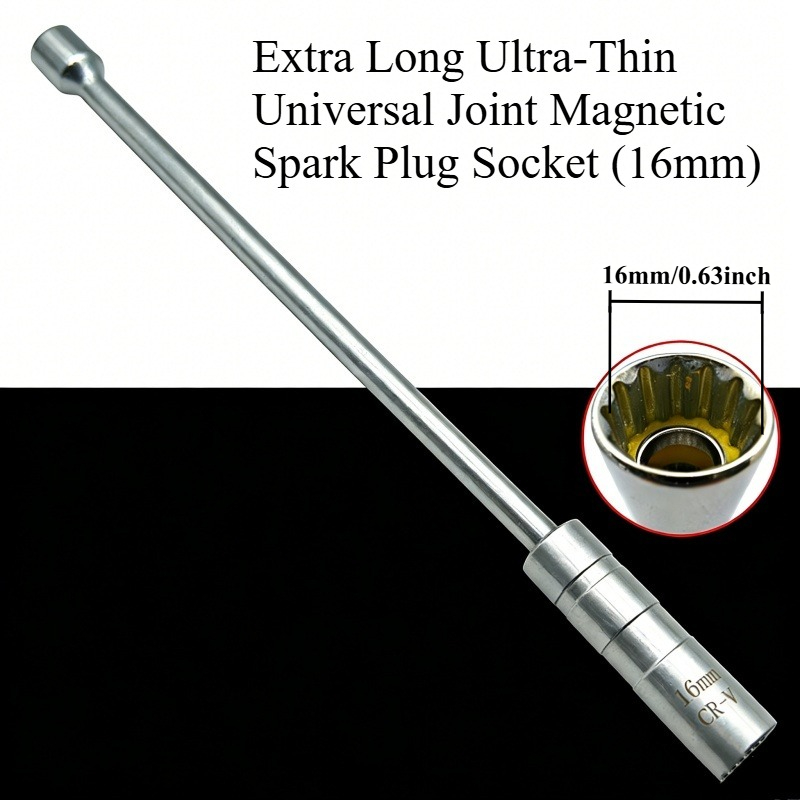 Spark Plug Socket Set - Llave de bujías universal de 16