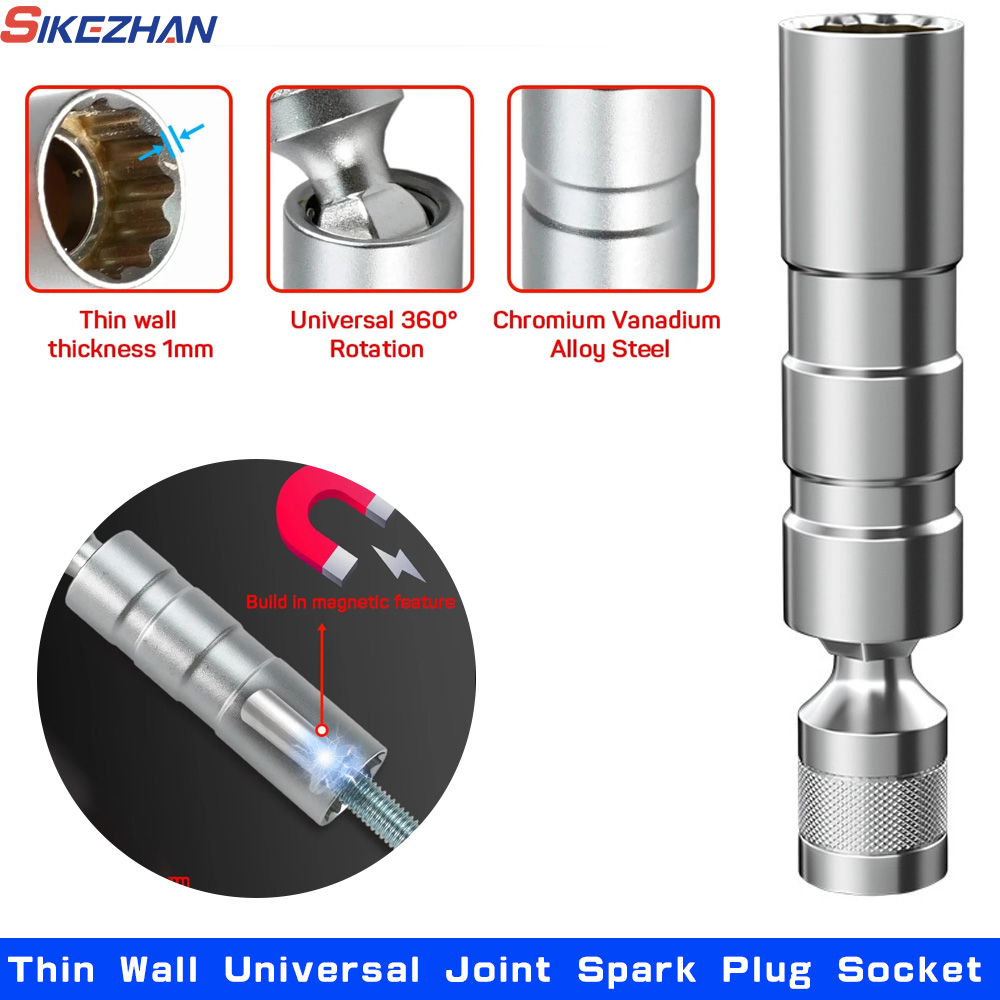 Llave de tubo Flexible de 16mm - Spark Plug Socket Set reseña y precio